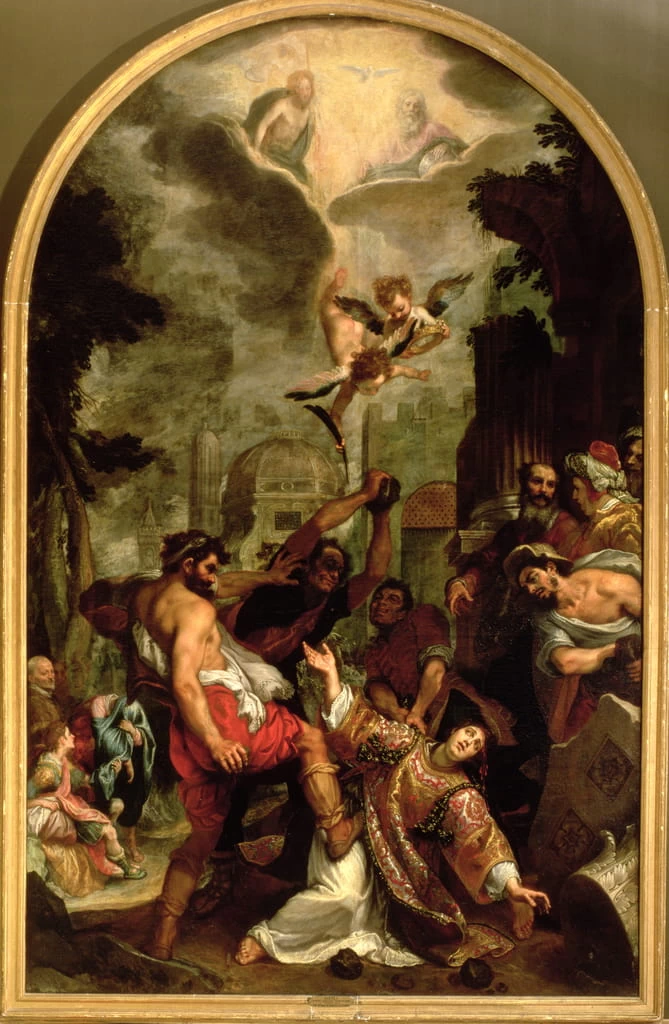 Lapidazione di Santo Stefano - Gallerie degli Uffizi, Firenze